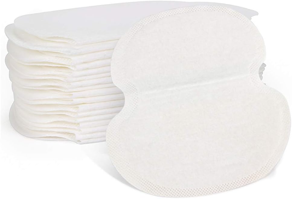 Almohadillas para el sudor de las axilas para mujeres y hombres que combaten la hiperhidrosis [50 piezas], CANAGROW Almohadillas desechables para el sudor de las axilas, cómodas, sin sabor, no visibles, extra adhesivas, protección para las axilas sin sudor