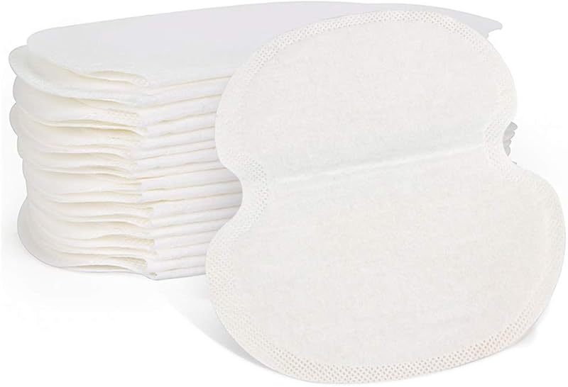 Almohadillas para el sudor de las axilas para mujeres y hombres que combaten la hiperhidrosis [50 piezas], CANAGROW Almohadillas desechables para el sudor de las axilas, cómodas, sin sabor, no visibles, extra adhesivas, protección para las axilas sin sudor