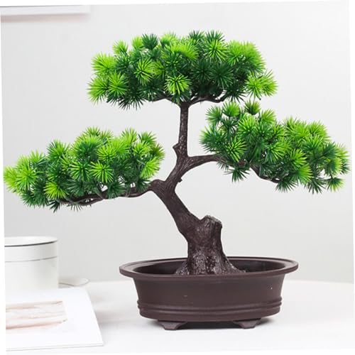 Bonsaï artificiel 12'' : verdure sans arrosage pour bureau - 6