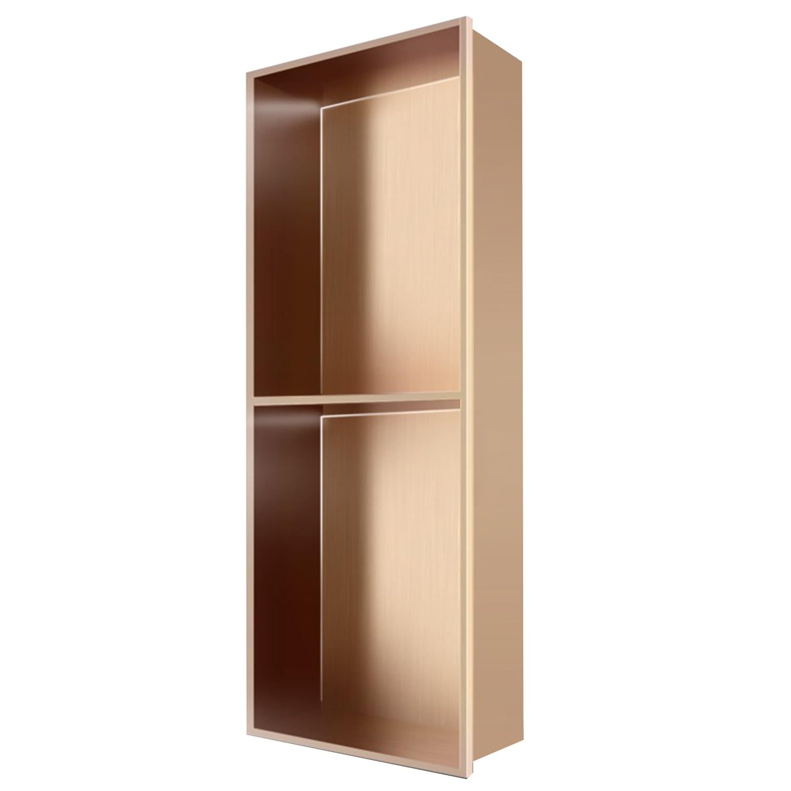 QUSYZD Modern Stainless Steel Shower Niche, Recessed 90x28x12.5CM Wall Organizer for Shampoo & Soap Storage, Stylish Bathroom Shelf, Home Improvement,Rose Gold-70x28x12.5CM