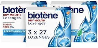 biotène Dry Mouth Lozenges for Dry Mouth and Fresh Breath, Dry Mouth Relief and Breath Freshener, Refreshing Mint - 27 Count (Pack of 3)