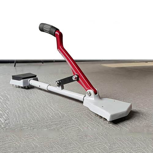 Cet Outil de Tension de Moquette à genouillère, avec poignée antidérapante, est idéal pour la Pose de Moquette et Comprend Un kit de Coupe pour Une Utilisation Domestique.