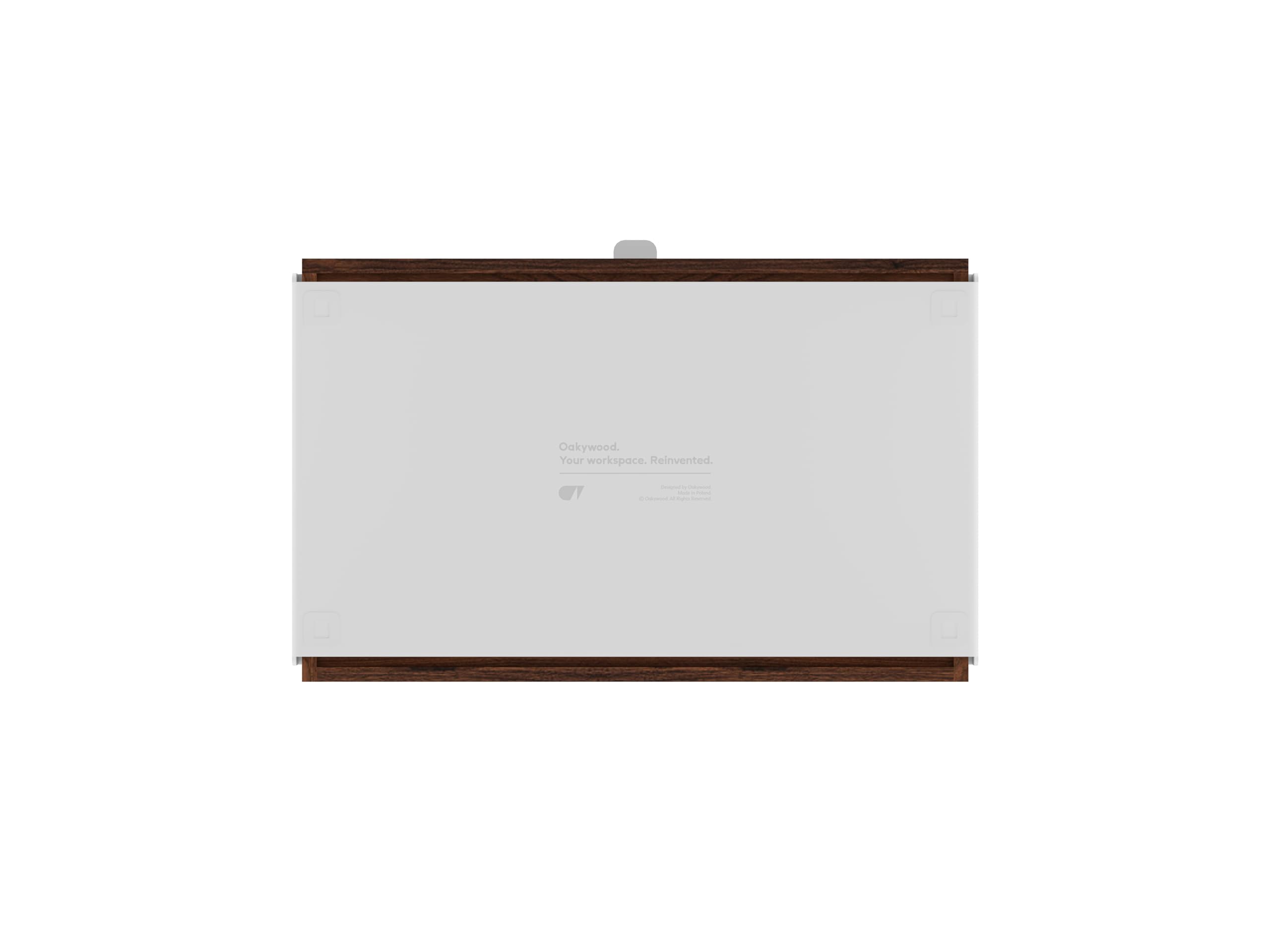 Oakywood Cassetto Modulare Grande - Organizzatore per Scrivania in Legno Massiccio con Cassetti - per Documenti e Materiali - per l'Ufficio - Noce Bianca - Duello