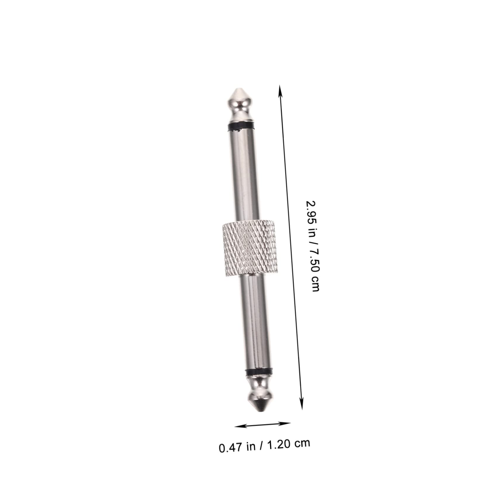 UPKOCH 5 Sätze Gitarren Effektpedal Adapter Kompakte Geradlinige Klinkenstecker Platzsparende Audio Verbindung Für Gitarrenpedale Geräuschfreie Signalübertragung Langlebig 3 Stücke * 5