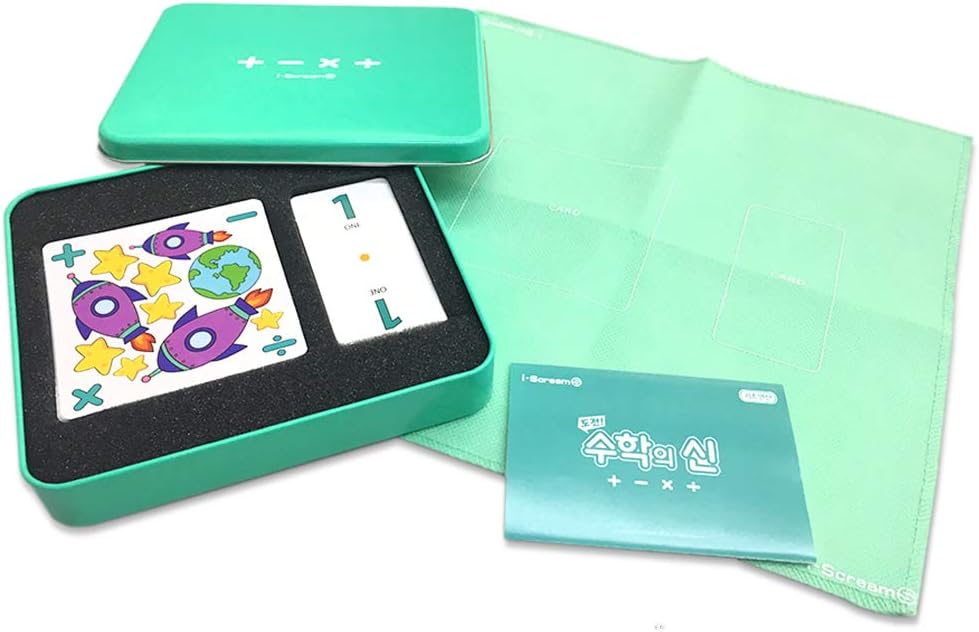 i-Scream God of Math (Basic Calculation Board Game) – Multiplayer Math Card Game for Elementary Students. Great for Enhancing Calculation Skills