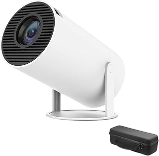 HY300 Android WiFi Smart Portable Projector for Smart Phone 1280 720P Full HD Office Home Theater Video Mini Projector (Color : Add Black Bag, Size : EU Plug)