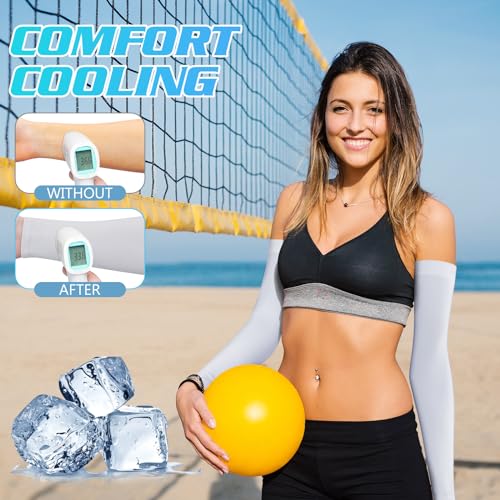 Arm Sleeves for Men Women: UV Sun Protection Sleeves to Cover Arms Cooling Sports Compression Arm Sleeve Youth4
