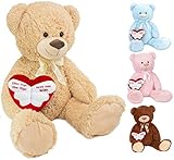 🧸 L'ours en peluche est un produit de marque haut de gamme de BRUBAKER et se distingue par sa fabrication de première classe