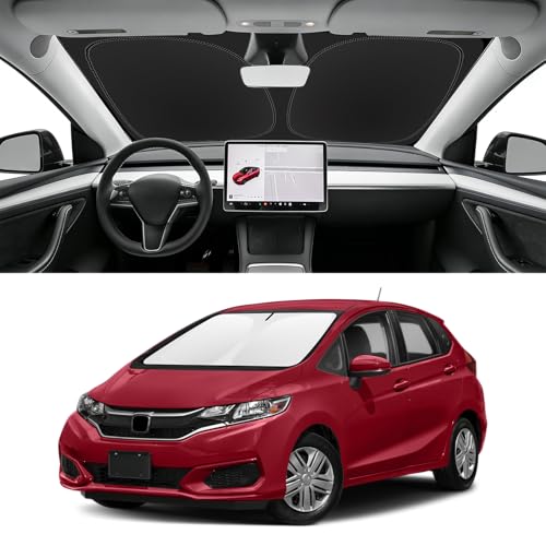 Image of Custom Fit Windshield Sun Shade for Honda Fit 2007-2024