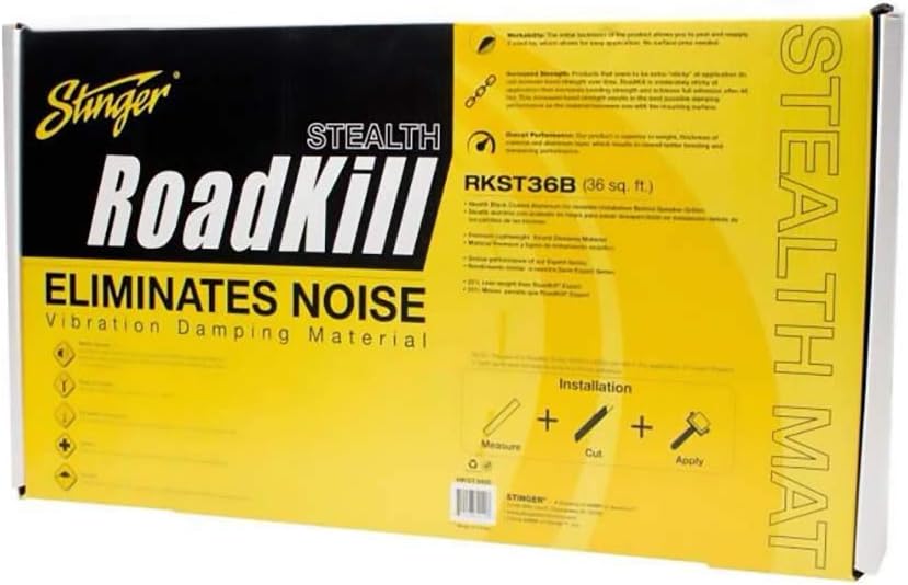 Stealth RoadKill XPRT Acoustic Damping Sheet