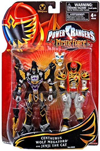 Power Rangers Mystic Force Wolf Megazord and Jenji the Cat