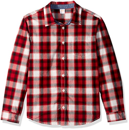 Gymboree Boys' Big Blue Plaid Poplin Shirt