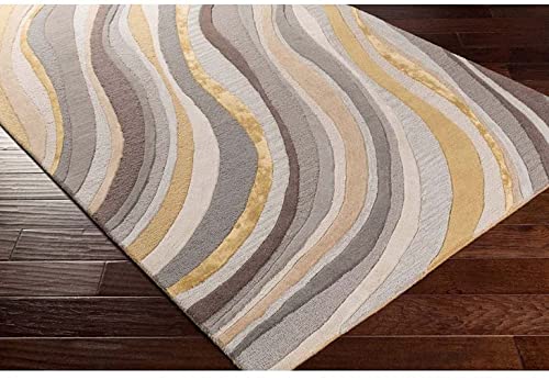 Image of Export Quality Handtufted Woolen Carpet for Living Room Bedroom & Hall - Color - Multi - Size - 5 x 8 Feet