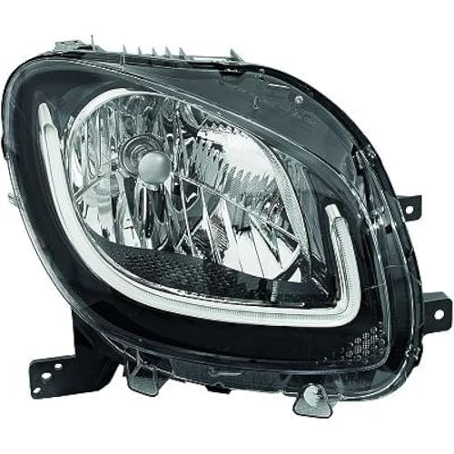 Phare avant gauche compatible Smart Fortwo éclairage haute clarté