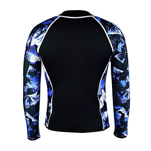 image for LayaTone Wetsuit Top Men Women 3mm Neoprene Jacket Adults Surfing Scub