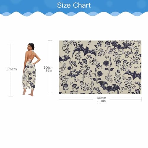 Women's Sarongs Cover Ups for Swimwear Beach Bikini Wraps Jamaica Flag Jamaican Scarf4