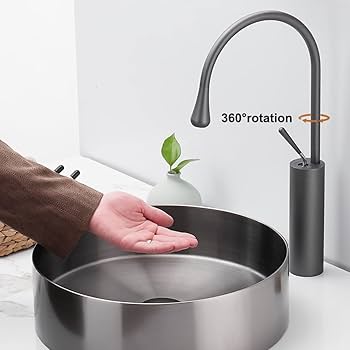 Amazon.co.jp: ステンレス製洗面台丸型洗面化粧台カウンター