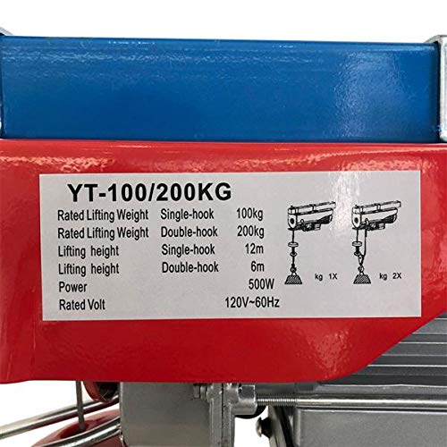 Jet Tools - VOLT 3 Ton Electric Hoist 3PH 230V 15' Lift (183315)