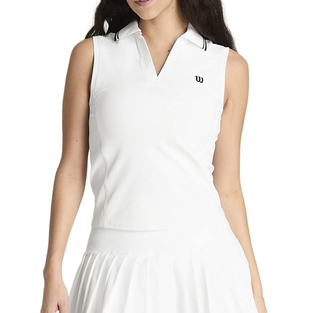 Wilson Rib Sleeveless Polo XL