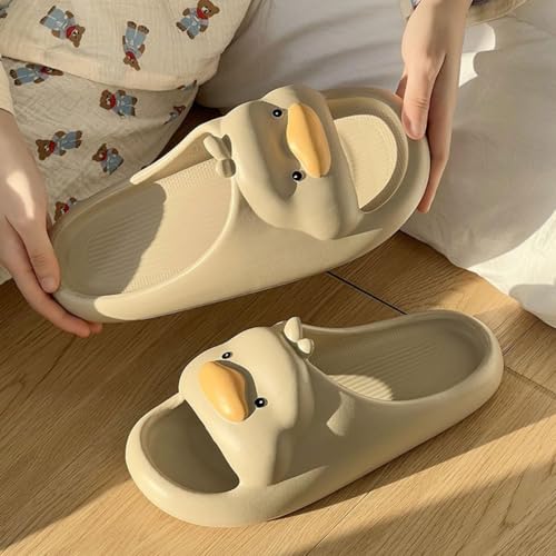 Duck Slippers Bathroom Slippers Cute Cartoon Duck Lovers Men and Women Home Slippers Indoor Flip-flops3