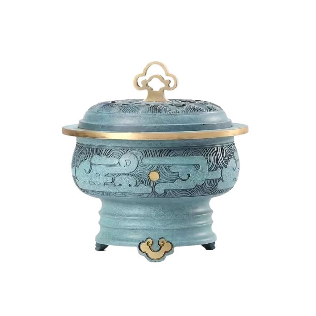 Incense Holder Base Metal Antique Incense Burner Household Sandalwood Line Indoor