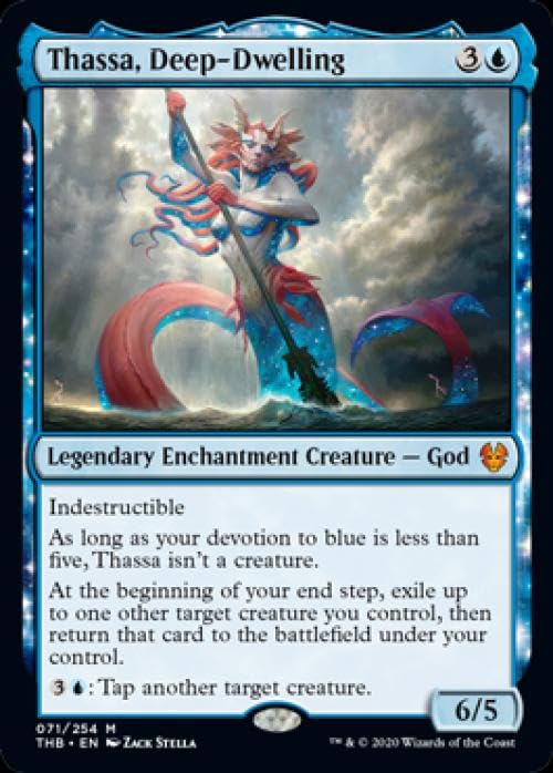 Magic: the Gathering - Thassa, Deep-Dwelling - Thassa, Abitante degli Abissi - Theros Beyond Death