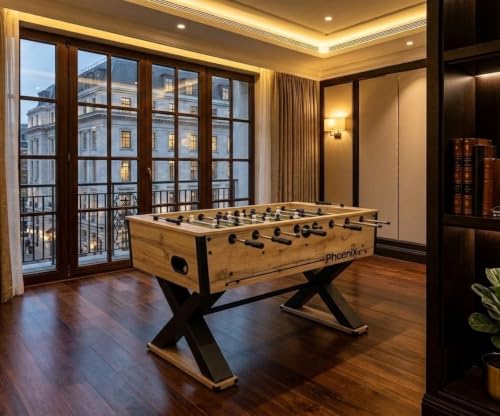 Image of BOOT BOY 'Phoenix' Foosball Table II Soccer Game for Adults II Strong Fooseball Table II Perfect to Handle Tough Games at Offices, Clubs, Resorts, Colleges, Men's Cave II 55 * 30 * 35 Inches /L*B*H