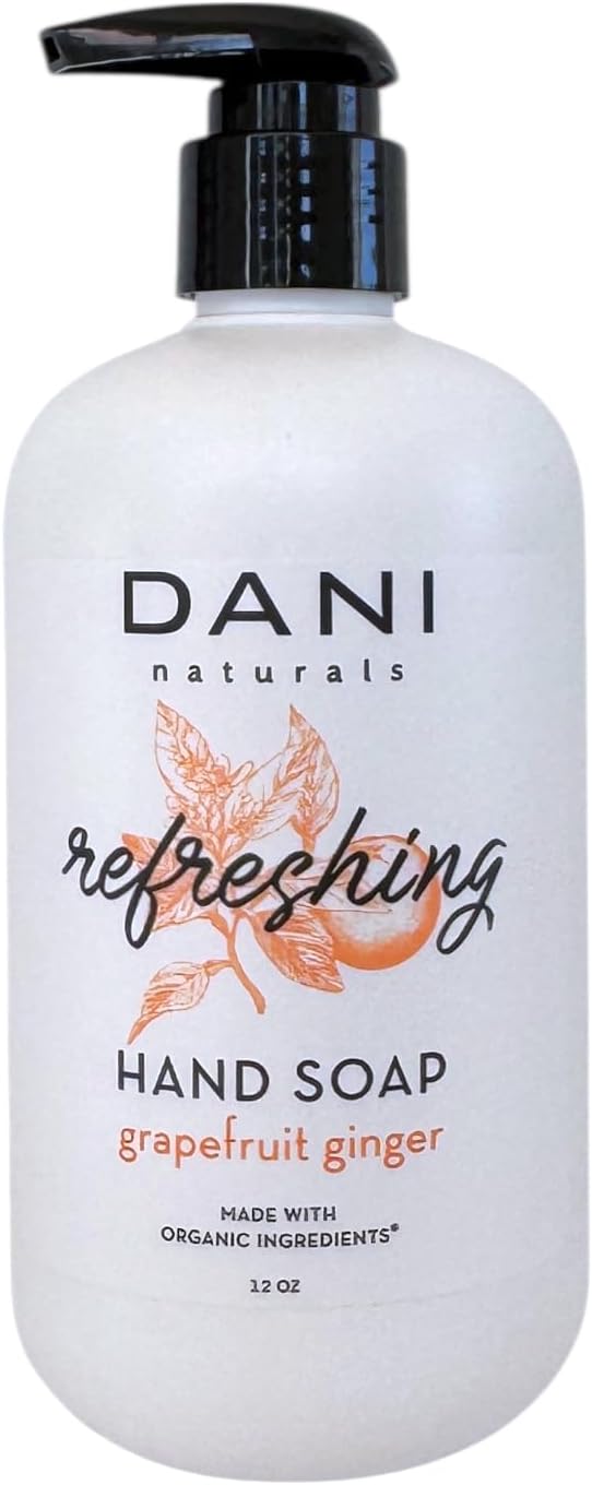 Naturals Grapefruit Ginger Hand Soap, 12 fl oz, Vegan, Non-Toxic, Made in USA