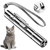 Pidensolo Pet Cat Pointer Toy, Red Dot Pointer Interactive Cat Toys, Long Range 3 Mode LED Light Projection, Suitable for Teasing Kitten Training