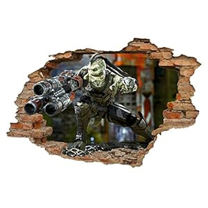 “muursticker 3d muurstickers, agressieve verwijderbare vinyl muurstickers voor senioren races”-100 * 120CM