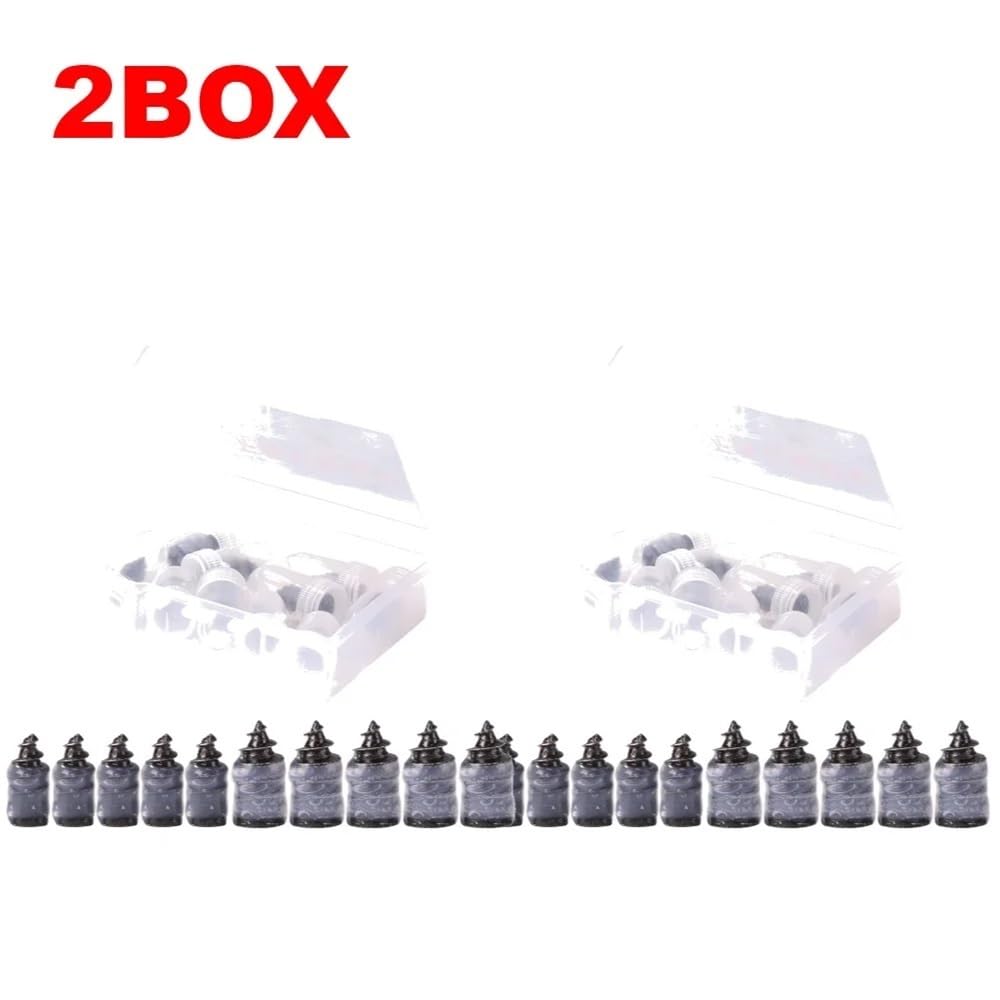 Reparación de neumáticos al vacío, clavos, tornillos for pinchazos, juego de montaje de motocicleta sin cámara(6BOX)