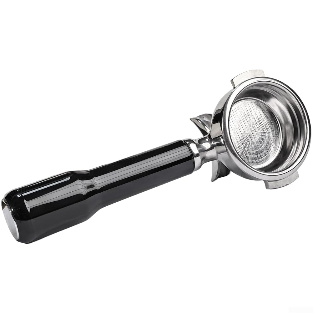 Maniglia ergonomica del Portafilter del caffè di 58mm per le macchine E61, dell'acciaio inossidabile e del doppio becco dell'ABS