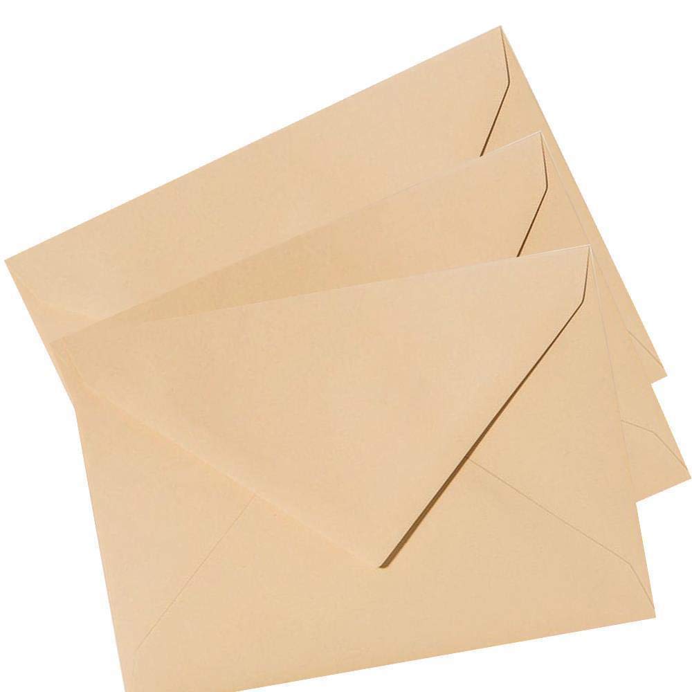 250 kopert DIN C6 114 x 162 mm, koperta bez okienka C6, klejenie na mokro, koperta C6 na zaproszenia, kartki z życzeniami A6, na wesele, urodziny w kolorze wielbłądzi