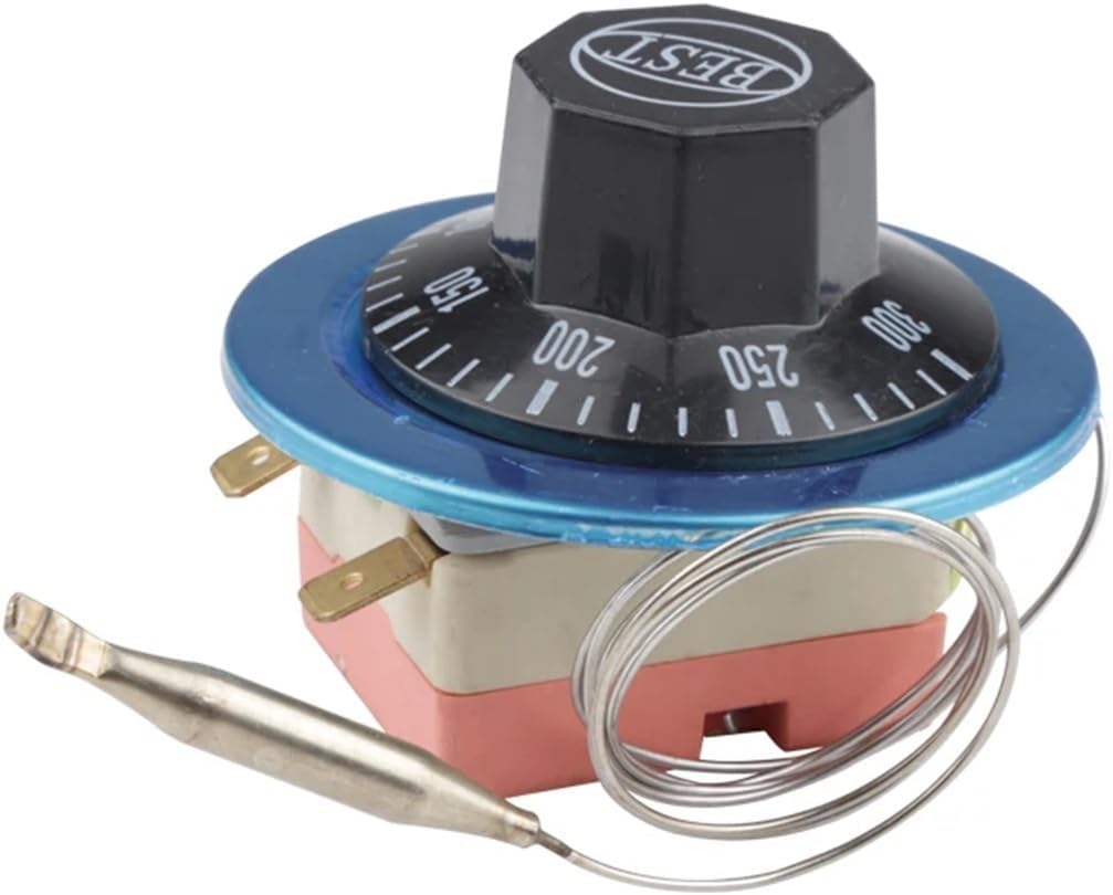 1PCS 30-110 Degrees Centigrade 2 Pin Thermostat Water Heater Temperature Control Switch Knob Oven Thermostat Adjustab