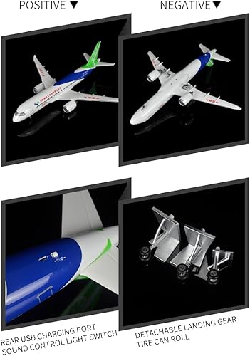 Miniatura 1 de Modelo de avión Modelo de Avión Kit 182 Diecast Resina Aviación Aviación Aviación China Avión Comercial C919 Modelo de Aerolínea para Regalo de