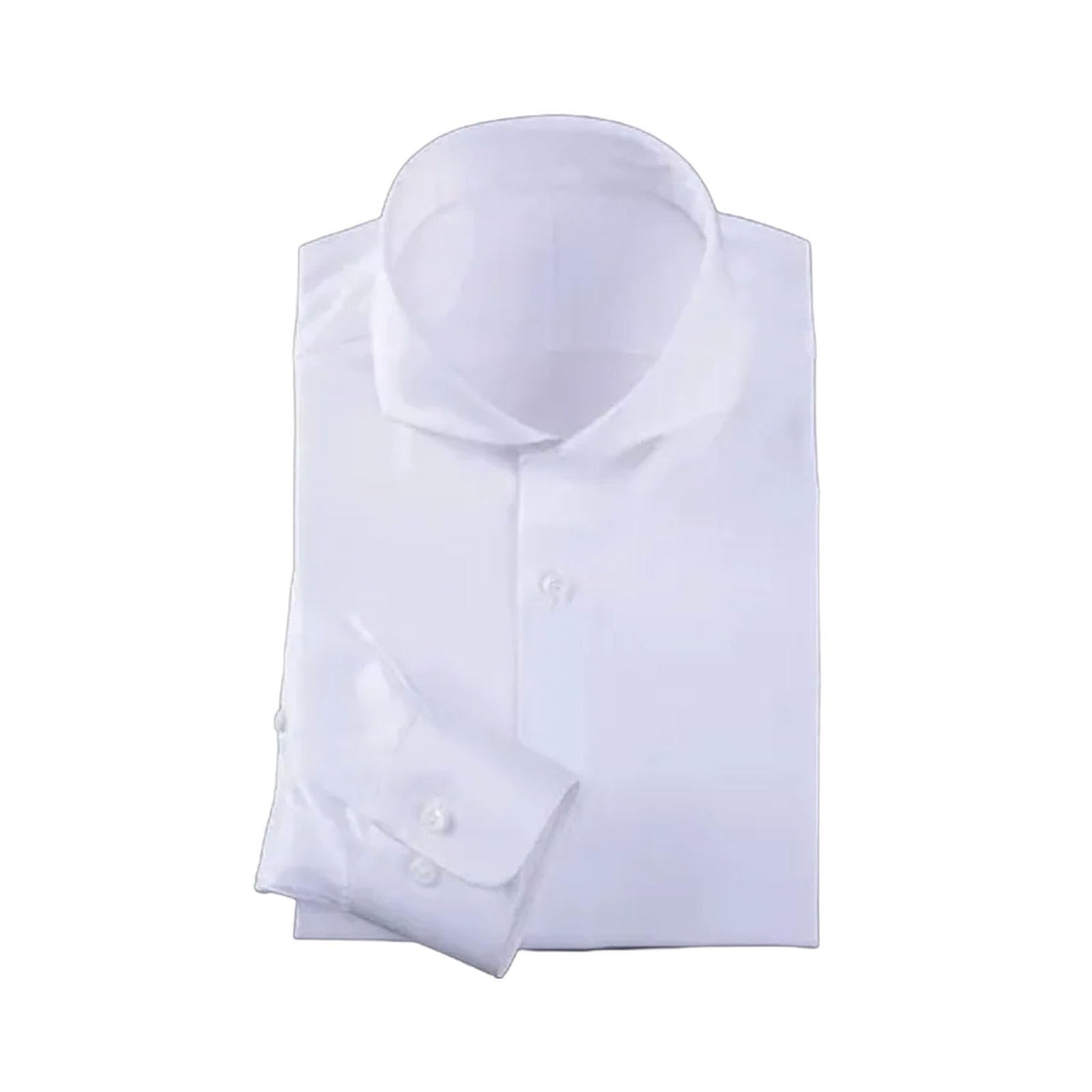 Mens Modern Dress Shirt Long Sleeve Solid Slim Fit Wrinkle-Free Business Button Down