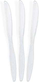 Oriental Trading CLEAR PLASTIC KNIVES (50PC) - Party Supplies - 50 Pieces