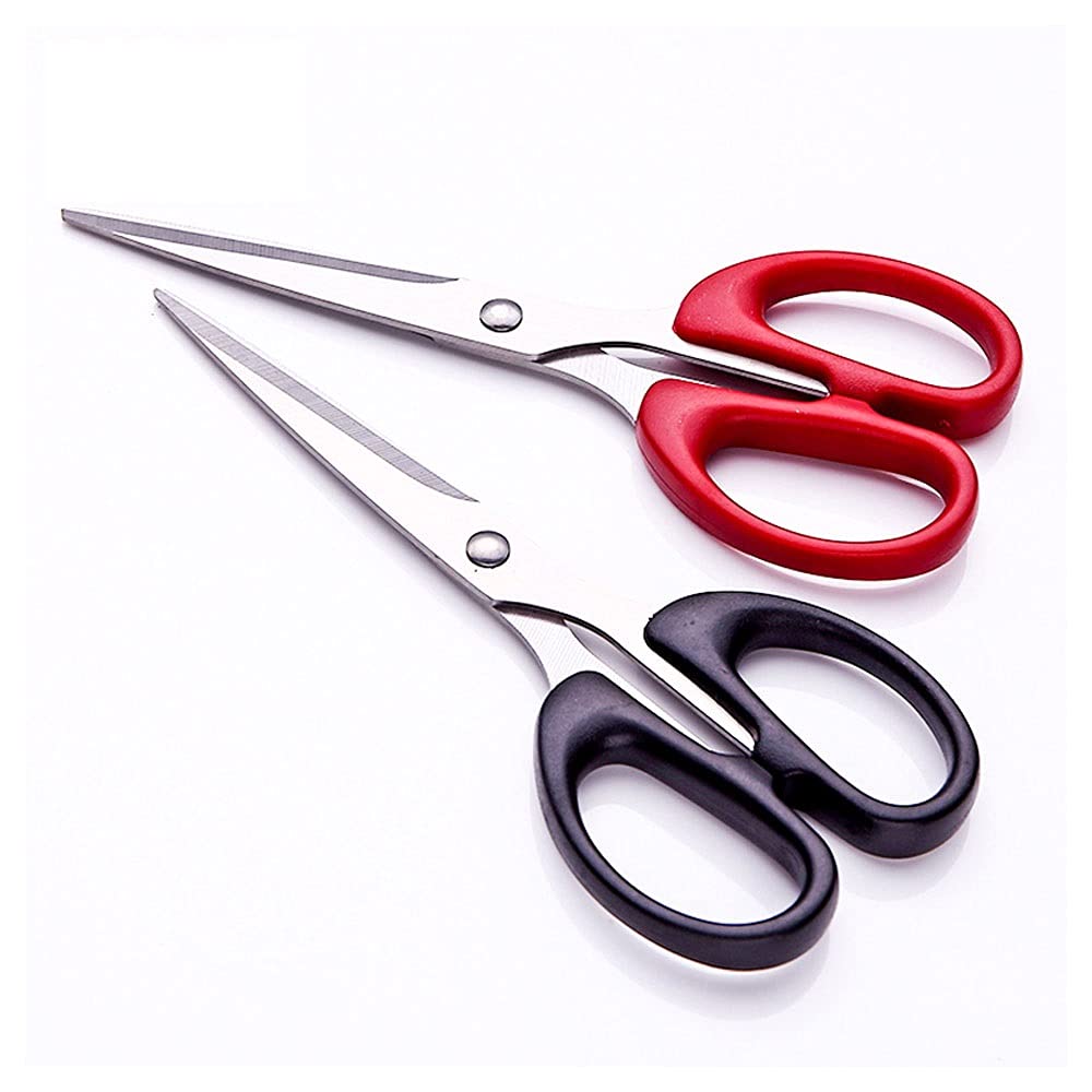 GLJTUO Office Scissors,Craft Scissors,Stainless Steel Art Office Scissors Household Sewing Paper Cutting Knife Stationery Scissors