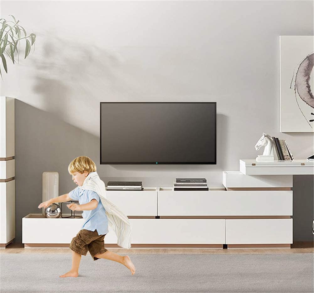 Uchwyt do telewizora, solidny uchwyt ścienny do telewizora na około 100-178 cm, uniwersalny uchwyt wspornikowy, również do zakrzywionych 4K LCD LED Tesion 600 x 400 czarny
