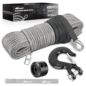 Nilight 1/4 Zoll Seilwinde Seil Set