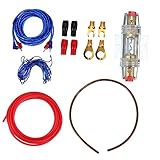 Kit d'installation de caisson de basses de voiture : remplacez le câblage d'ampli ancien cassé par un nouveau.