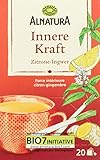Alnatura Bio Innere-Kraft-Tee Zitrone-Ingwer, 20 Beutel, 6er Pack (6 x 40 g)