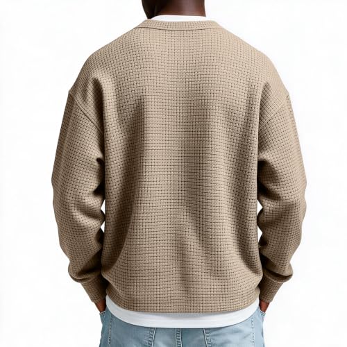 Mens Layered Look Shirt Quarter Zip Casual Fall Long Sleeve Layered Shirt - image 6