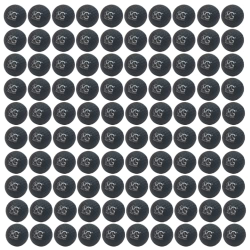 Macro Giant 1,7 Zoll PU-Schaum-Golfball, 100er-Set, Einfarbig, Schwarz, Indoor Outdoor, Anfänger, Trainingspraxis Cover