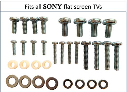 Sony TV Wall mounting Screws and washers - fits Any Sony Flat Screen