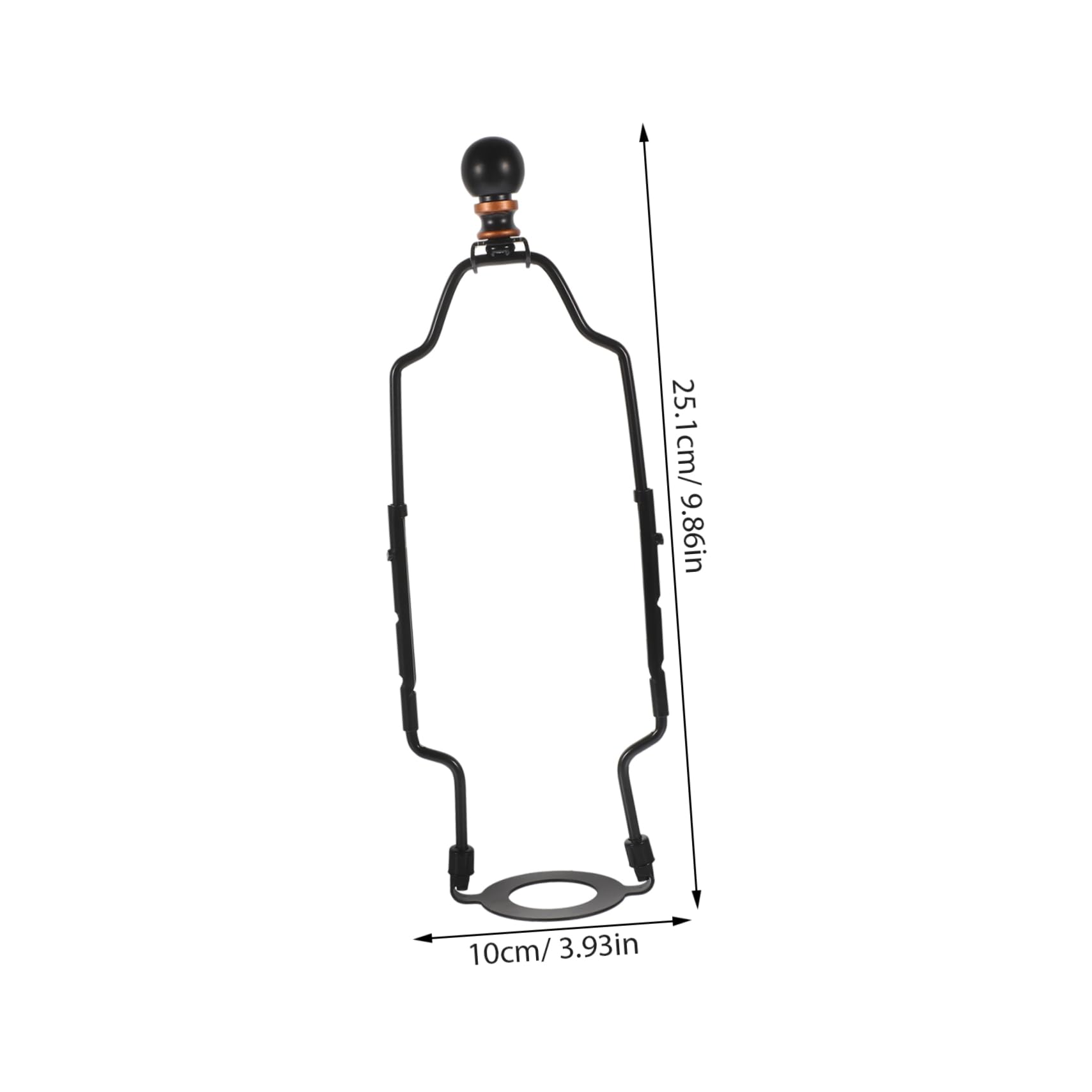 QUMIIRITY Adjustable Heavy Duty Lamp Shade Bracket Y-shape Lifting 3 Sizes for Floor Lamp Lampshade Frame Brass Easy Maintenance