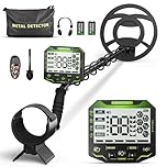 Trsaow Metal Detector for Adults Kids,Professional IP68 Waterproof with 10.23'' Coil 5 Modes Higher Accuracy Lightweight Adjustable Stem Battery and USB Powered Includes Storage Bag Shovel Headphones