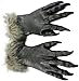 Merkaunis 2 Pcs Wolf Claws Glove Paws for Adult Men Women, Scary Wolf Claws Gloves for Cosplay, Halloween Werewolf Glove for Halloween Christmas Party, a Pair of Wolf Gloves, 16 * 5.5 Inches Brown