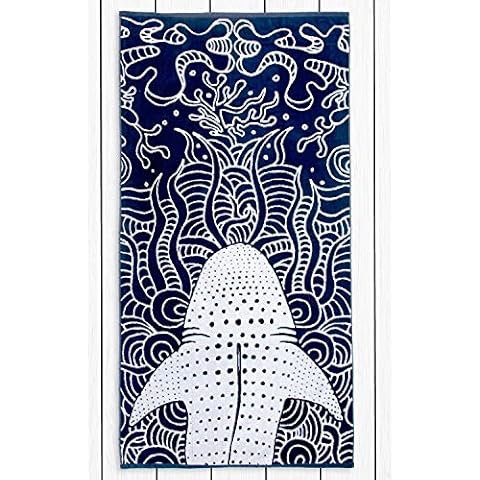 DecoKing Large Cotton Beach Towel Cover
