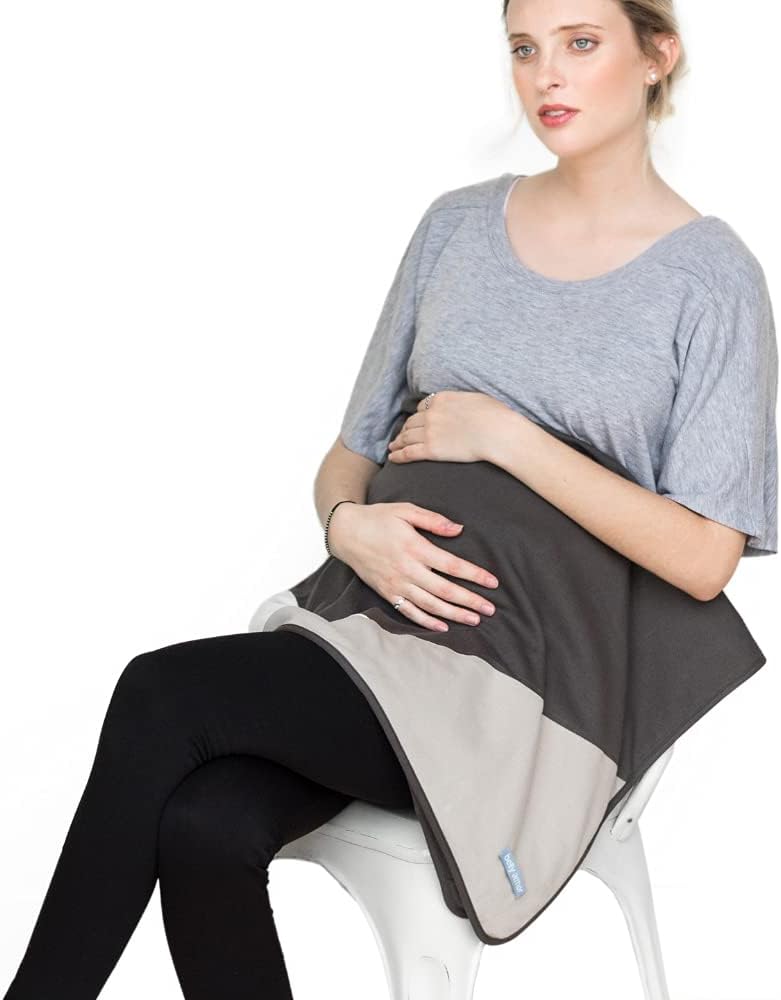 Belly Armor Anti-Radiation Belly Blanket Mountain (Charcoal, 100% Cotton, 30 X 35 Inches) | Radiation-Shielding Baby Blanket | Emf Protection For Pregnancy, Fertility, Early Childhood